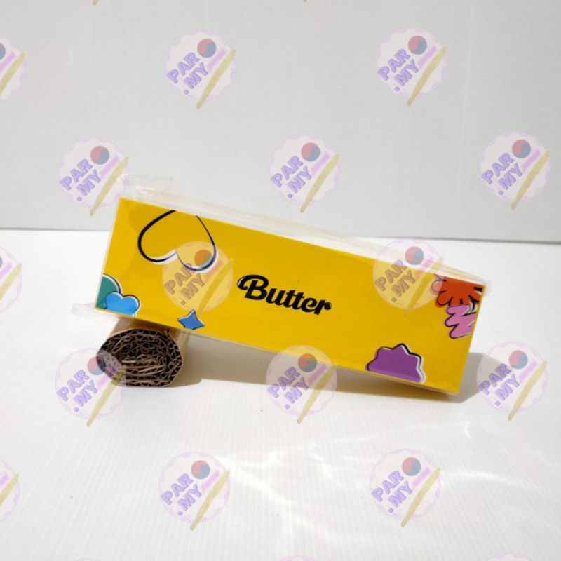 ready stok bts butter merch bracelet dan keyring butter