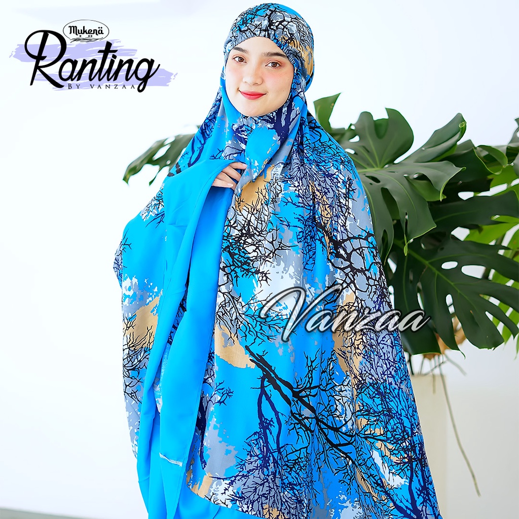 Mukena Bali Motif Ranting / Akar Jumbo Adem Murah By Vanzaa Collection 2022