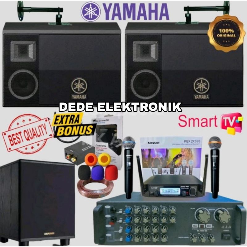 PAKET KARAOKE SPEAKER YAMAHA 10 INCH+SUBWOOFER (TOP II)