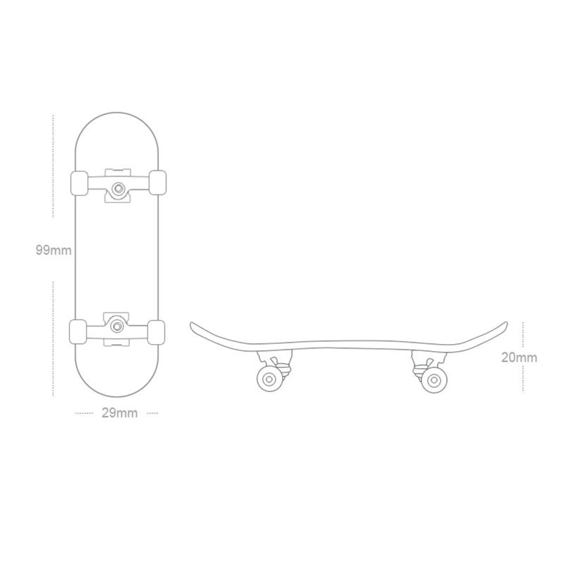 Gro Mainan Interaktif Skateboard Jari Mini Profesional Untuk Keluarga