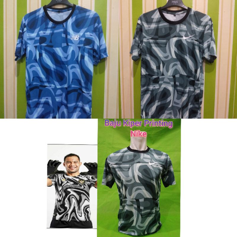 JERSEY BOLA Motif TIMNAS INDONESIA GK GOALKEEPER KIPER LOKAL
