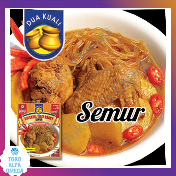 

Bumbu Dua Kuali Semur Beef Gravy 50gr
