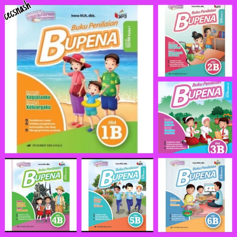 Jual BUKU BUPENA BARU KELAS 1 2 3 4 5 6 JILID A B C D , BUPENA LENGKAP ...