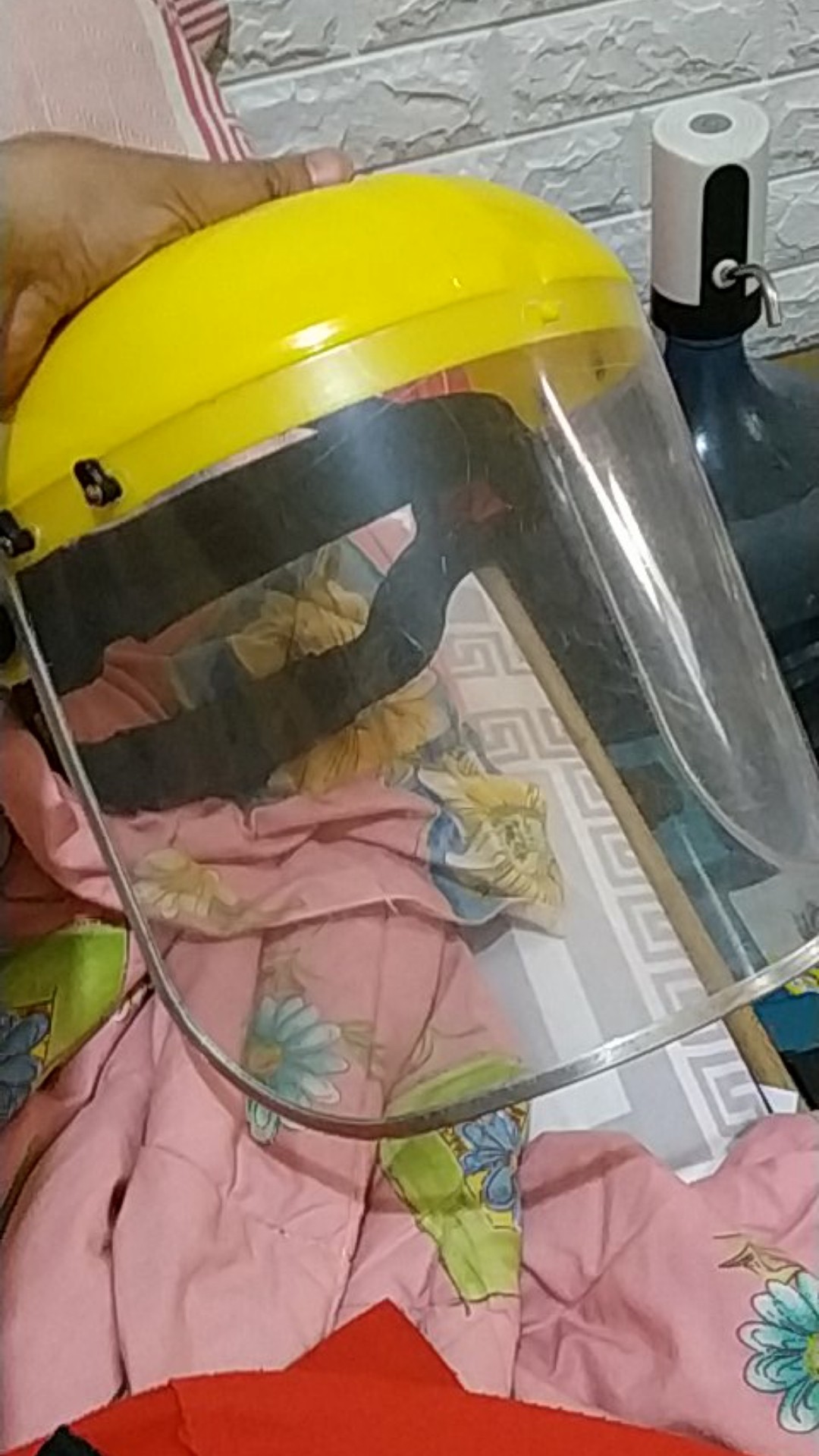 Safety Pelindung Muka Wajah Face Shield Faceshield Kedok Gerinda Apd