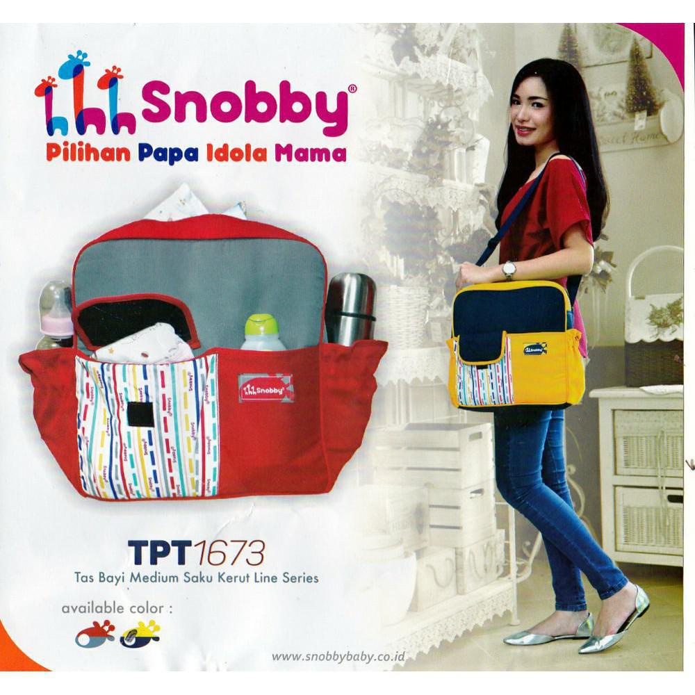 Snobby Tas Bayi Snobby Perlengkapan Bayi Baru Lahir Diaper Bag Line Series TPT1671 TPT1672 TPT1673