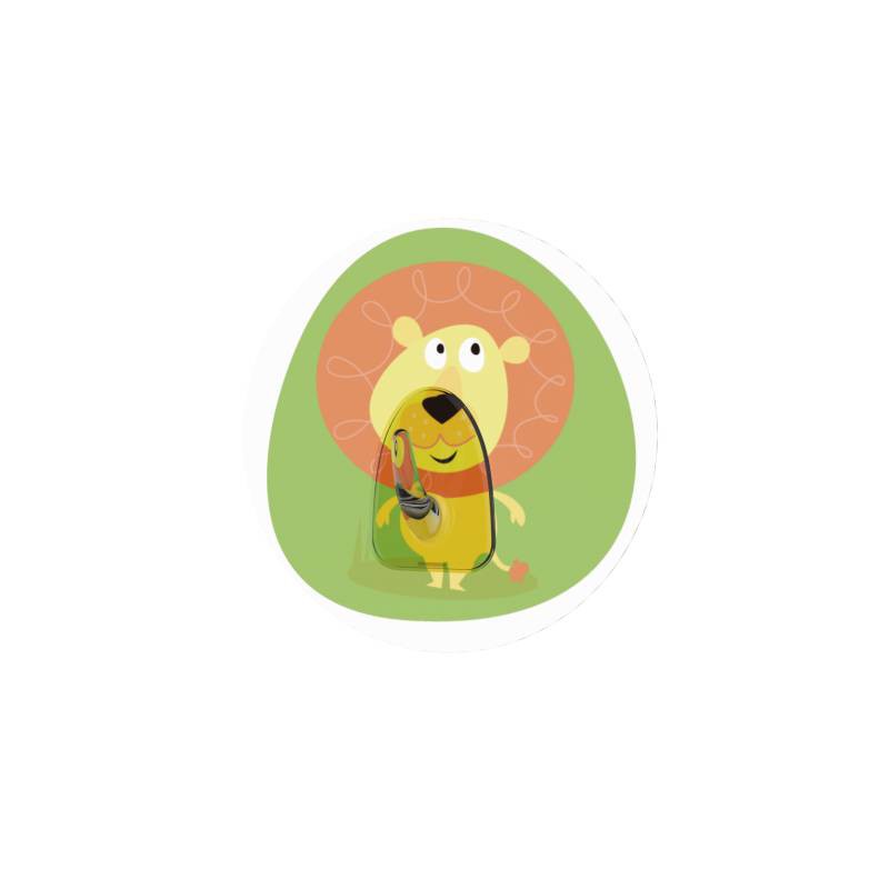 

JYSK Gantungan Hook 3pcs GHK Animal With Sticker Assorted