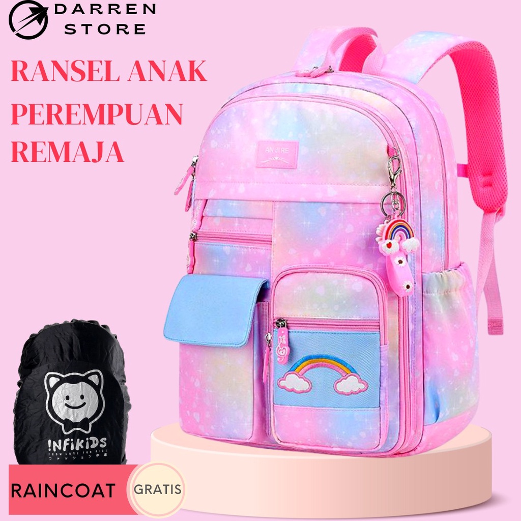 Tas Sekolah Anak Perempuan SD DS-R8002 Tas Anak Perempuan SD