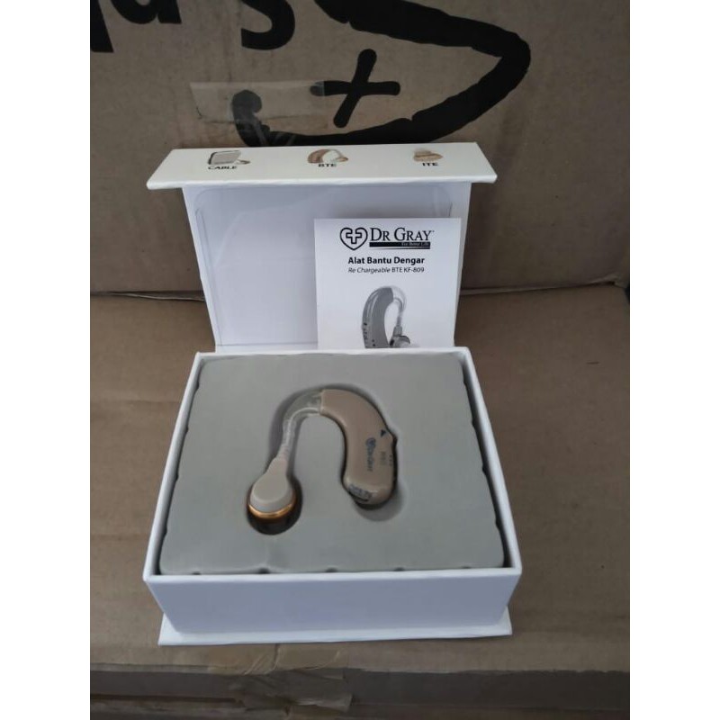 Alat Bantu Dengar Hearing Aid Cas Charger Dr Gray KF 809