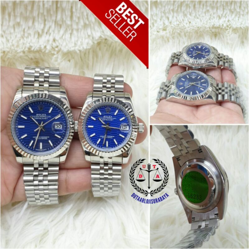 JAM TANGAN COUPLE ROLEX DATEJUST AUTOMATIC KUALITAS ORIGINAL