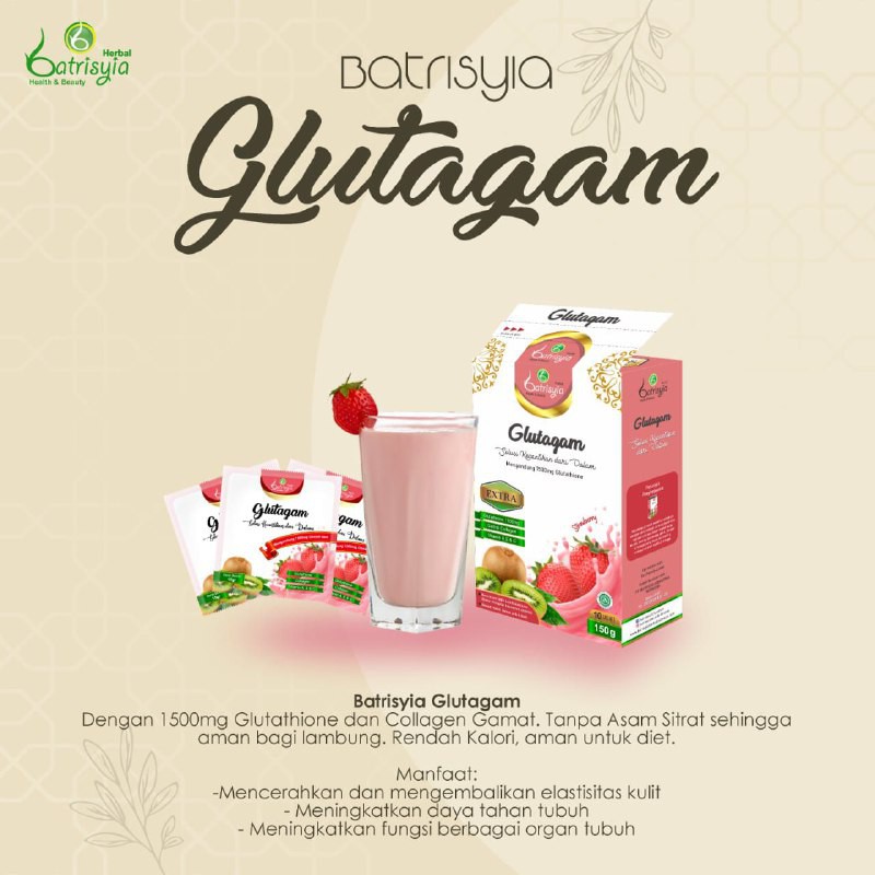 Glutagam Batrisyia Herbal Susu Glutathione