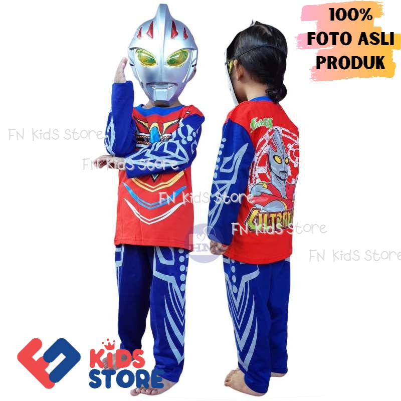 HM Baju Kostum Anak Ultraman TOPENG Baju Setelan Anak Ultraman