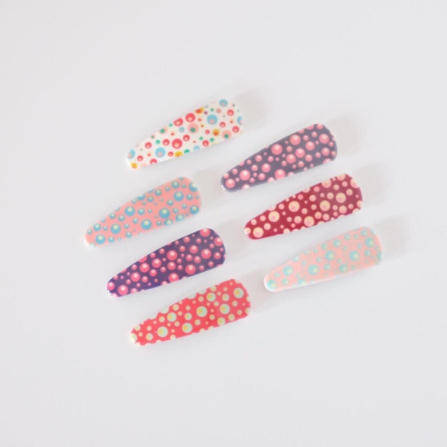 Jepit TikTak Ball Pattern (S) - Jepit Poni Jepit Fashion KOREA Import