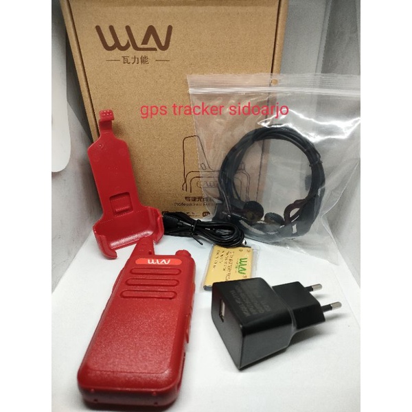 ht WLN KD-C1 walkie talkie tow way radio GARANSI WLAN KDC1 free headset