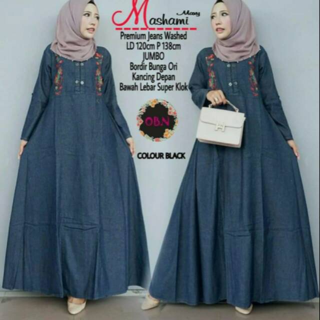 GAMIS JEANS GAMIS JEANS JUMBO FASHION WANITA