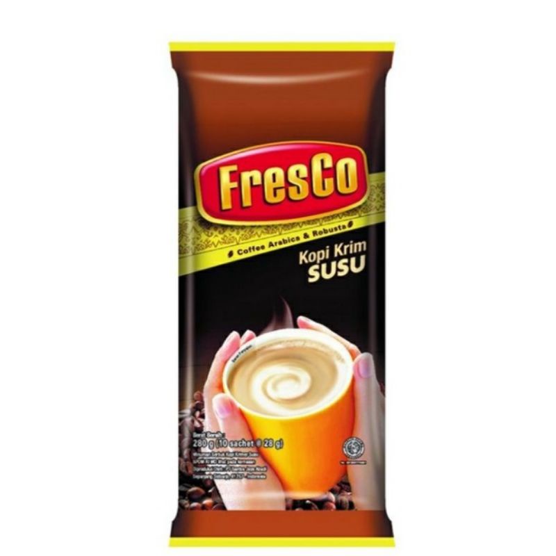 Kopi Fresco susu dan fresco capucino