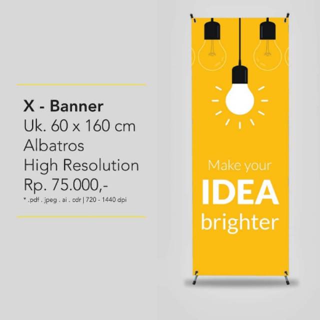 X Banner albatros atau korcin