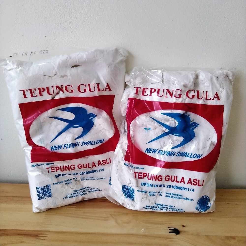 

New Flying Swallow Tepung Gula Asli 900gr