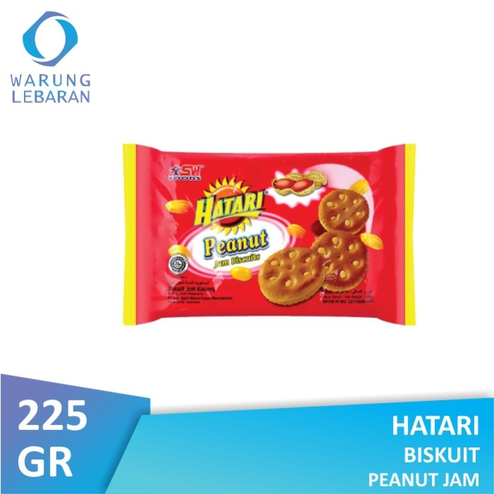 

Hatari Peanut Jam Biscuits 225gr