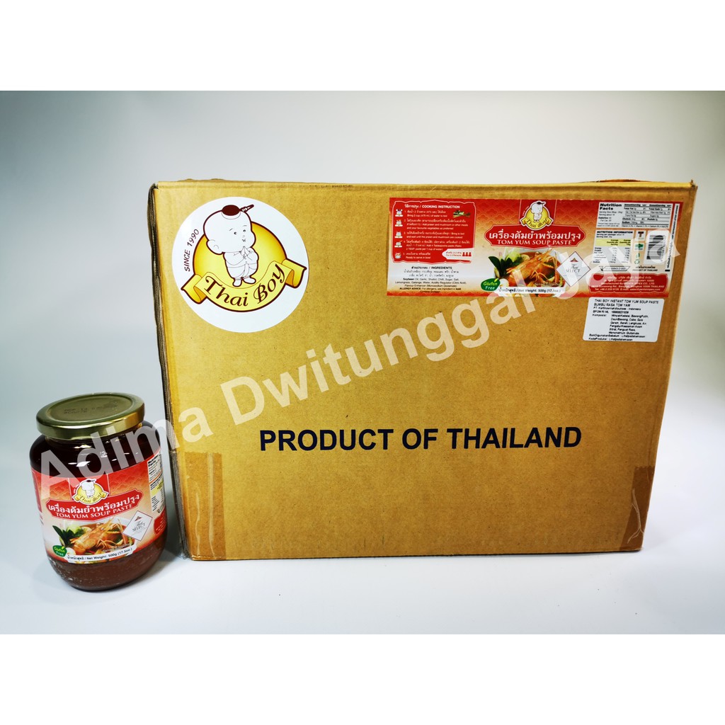 Bumbu Sop Tom Yum Thai Boy 500 gr / Saus Tomyam