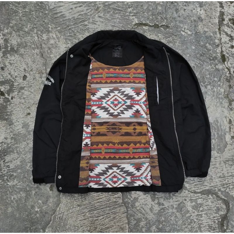 Saintpain Windbreaker Jacket Black, Size L