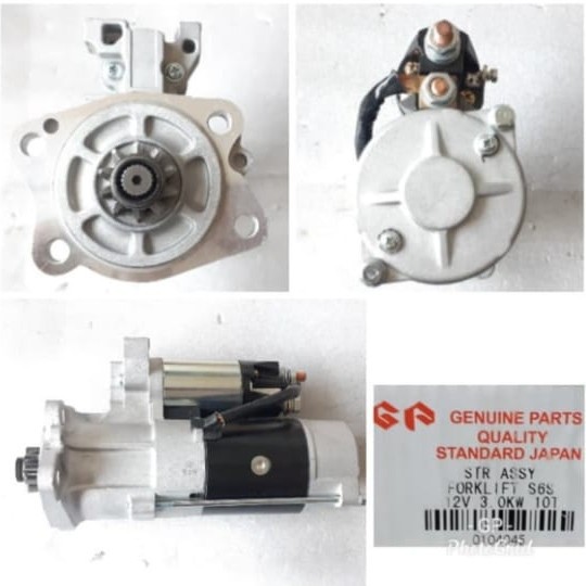 Starter Forklift Yale S6S 12V 10T