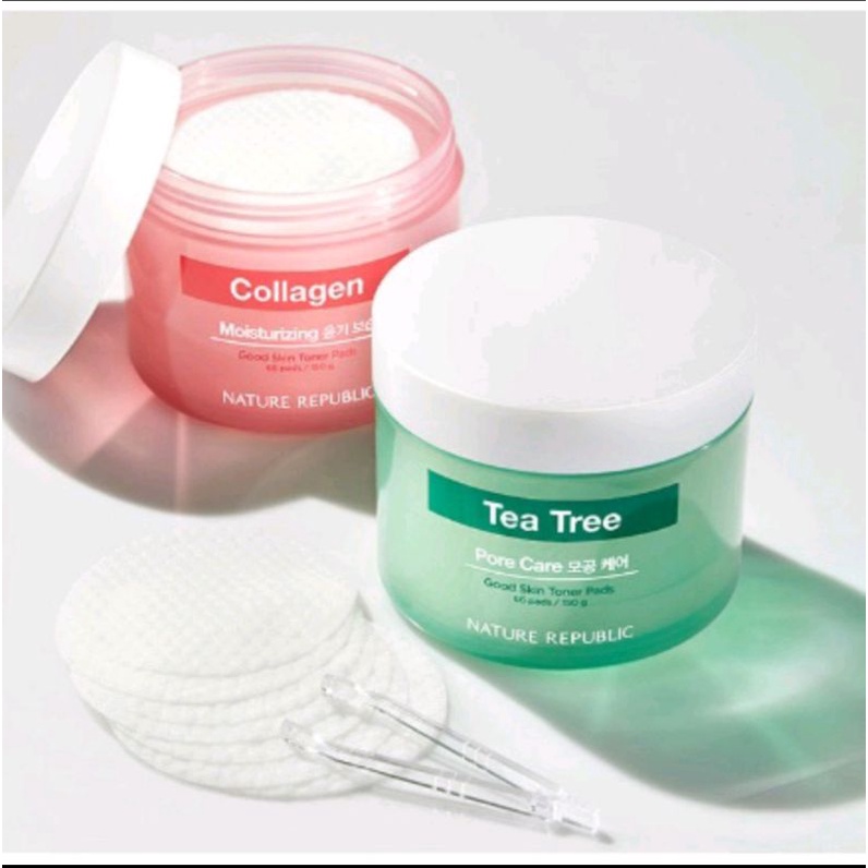 NATURE REPUBLIC GOOD SKIN AMPOULE TONER PAD