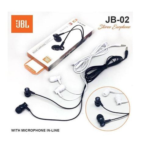 (ba) Handsfree Headset JBL Earphone Seri JB-02