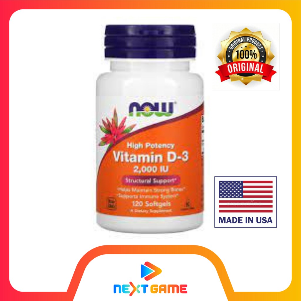 Now Foods Vitamin D3 2000 IU