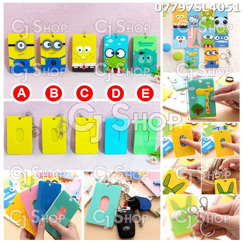 

Minion Spongebob Keroppi Monster Inc Name tag 07797