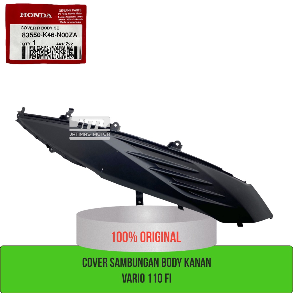 Cover sambungan body kanan kiri vario 110 fi 83550-K46-N00ZA 83650-K46-N00ZA
