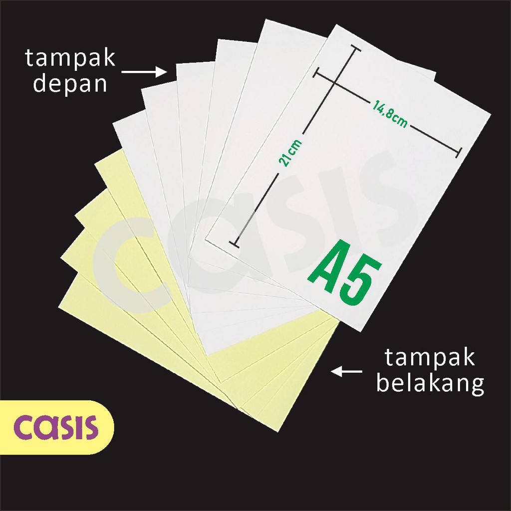 

MilL Kertas Stiker HVS A5 Isi 100 Lbr - Lintec - CASIS
