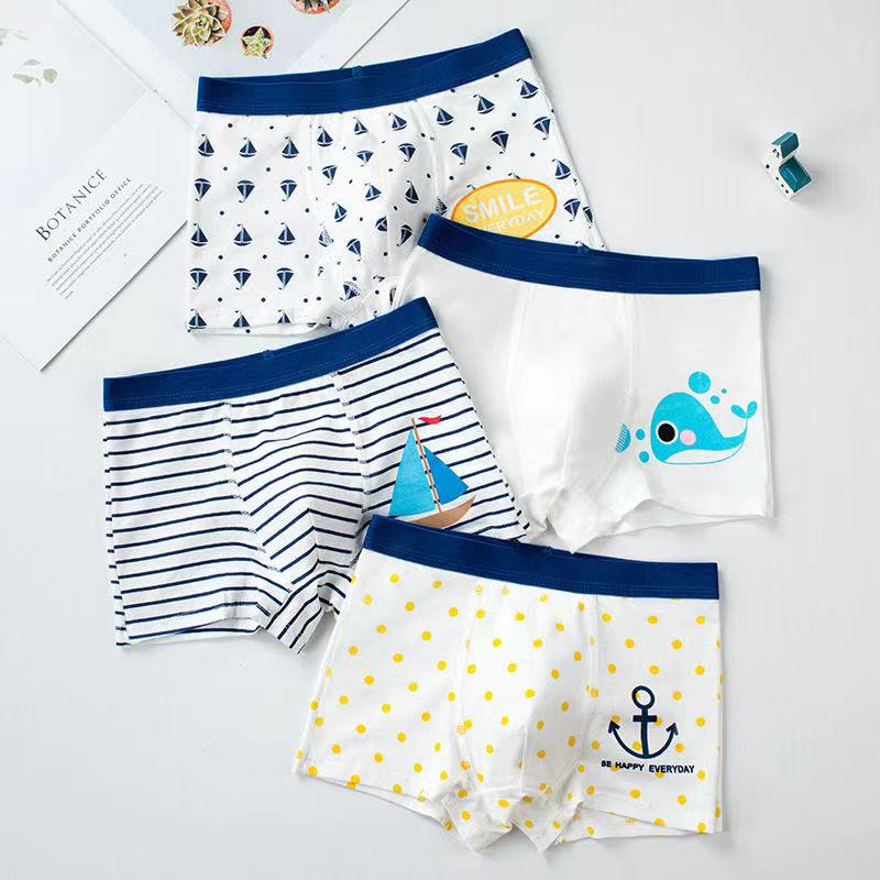LittleAaron FOREVER BXR CD celana dalam anak laki bahan katun halus 2-12 Tahun