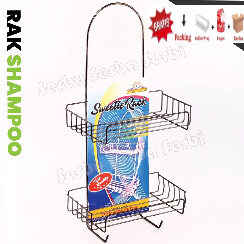 RAK SHAMPO BESI KAWAT SHOWER CADDY