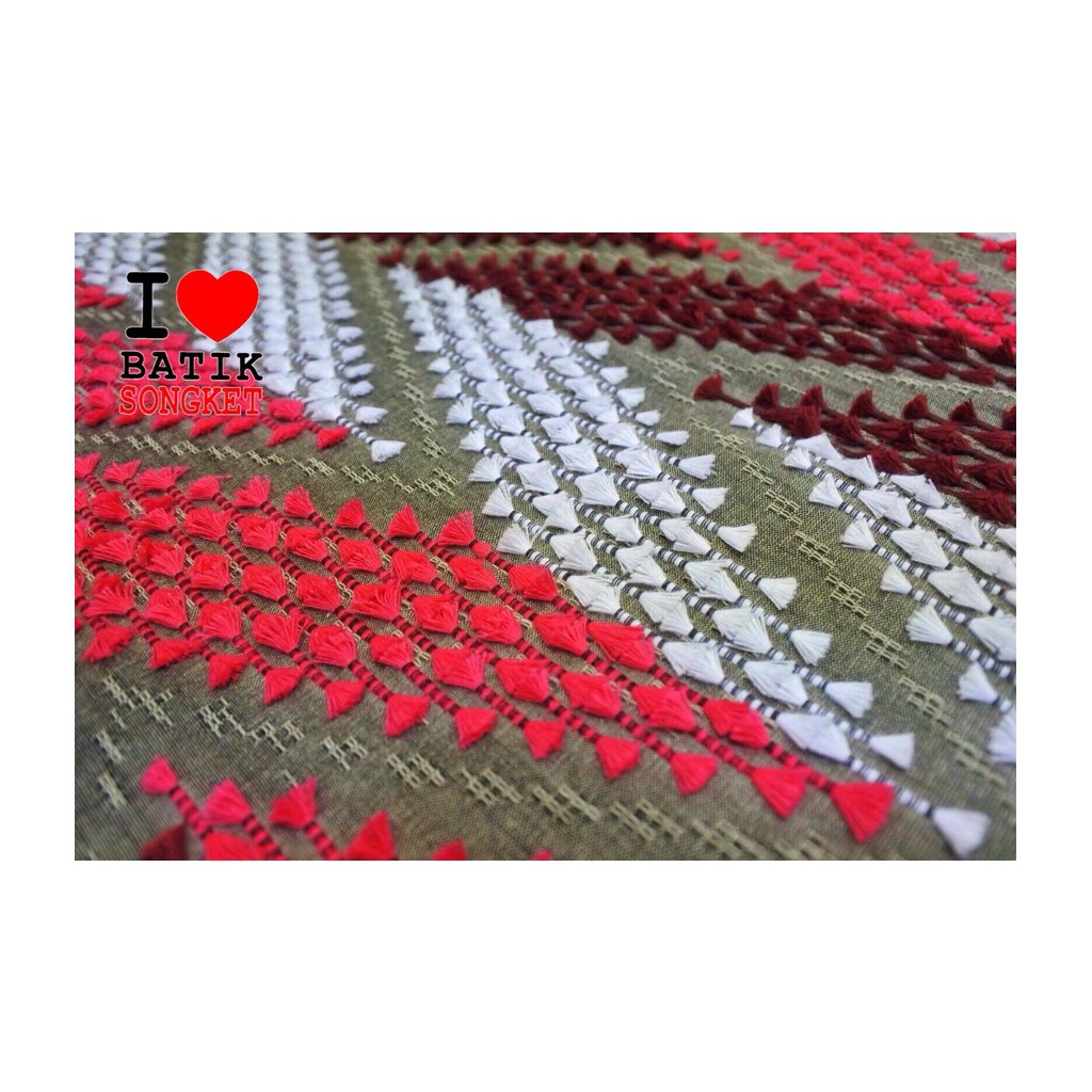 tenun bulu garut jepara motif 4 bahan kain katun atbm batiksongket