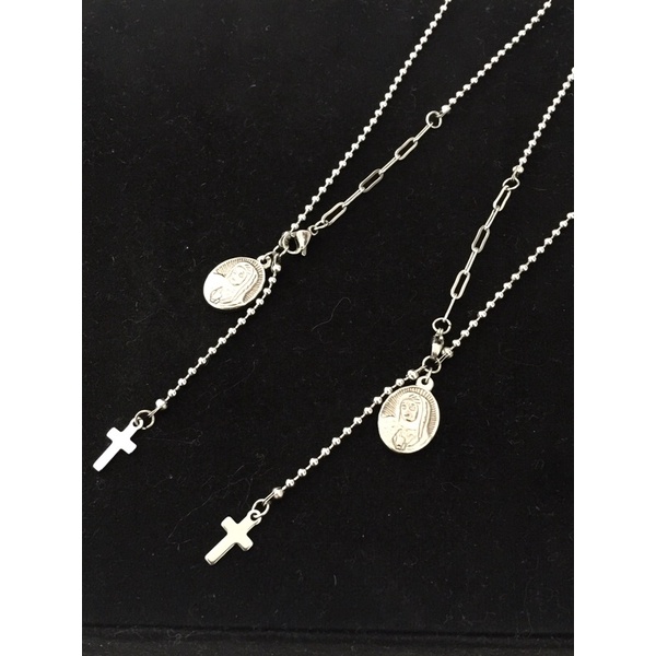 KALUNG TITANIUM MEDALI WASIAT BUNDA MARIA