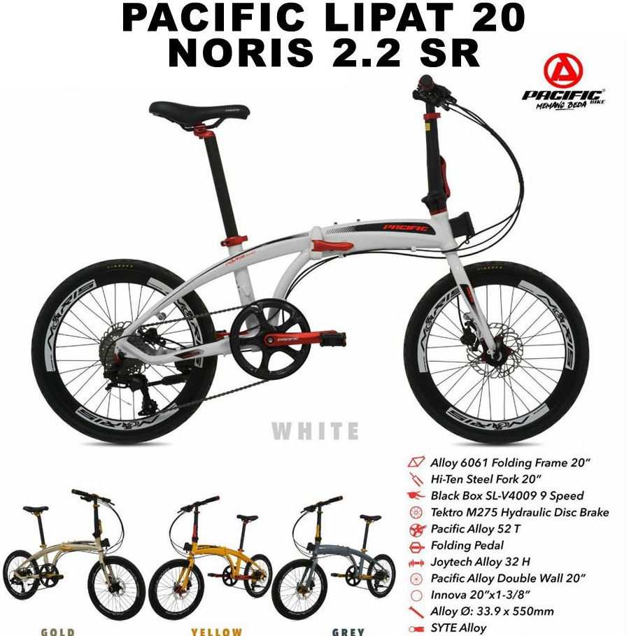 Sepeda Lipat  Noris 2.2 SR 20 inch Pacific