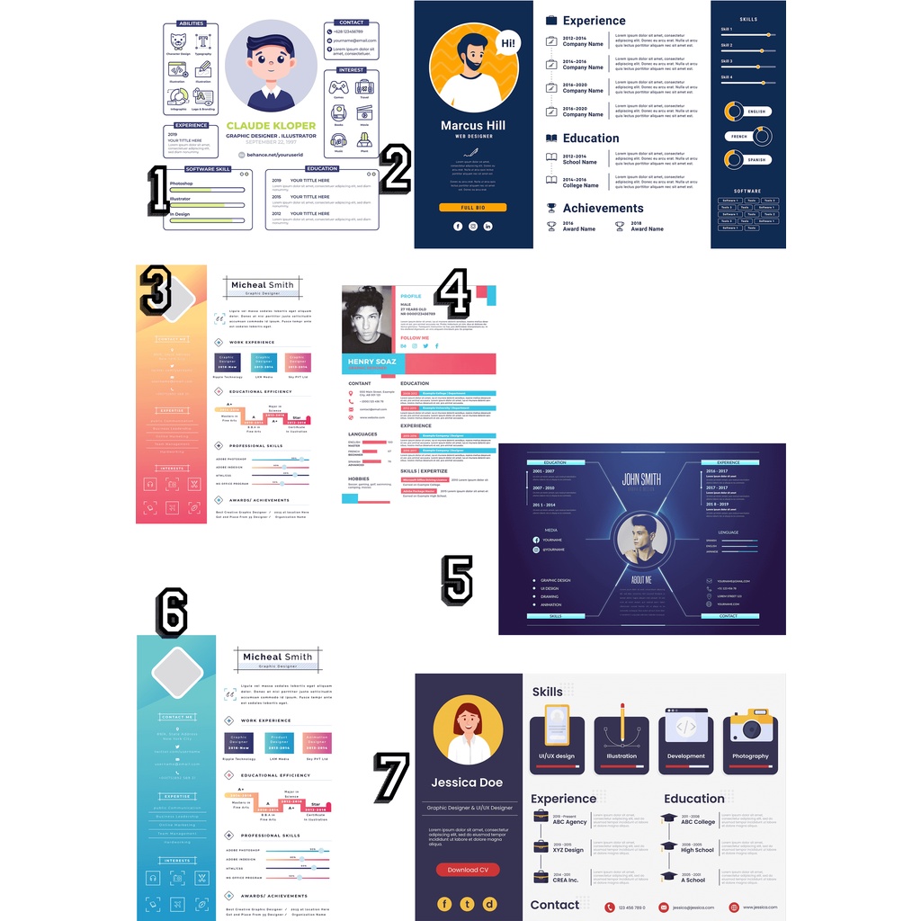 

Design dan Template CV (Curiculume Vitae) Professional dan Menarik
