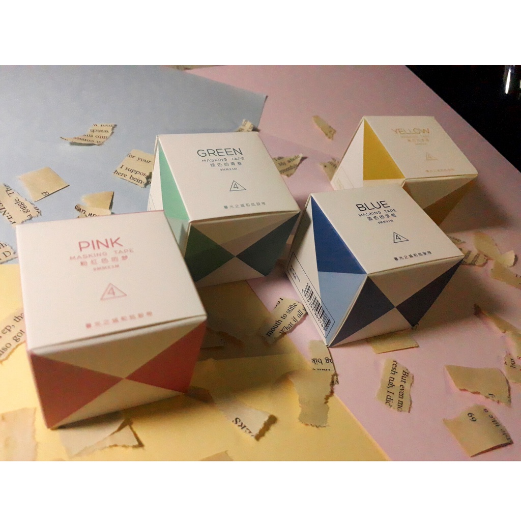 

4 Set/Rolls Washitape Twilight Deco Masking Tape