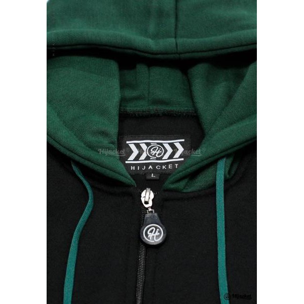 🆕 Hijacket® Adelia Jaket Hoodie Wanita 100% Original + Gratis Totebag-BLACK