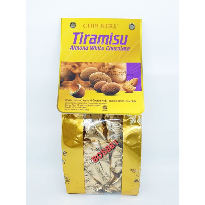 

Checkers Tiramisu Almond White Chocolate 150g