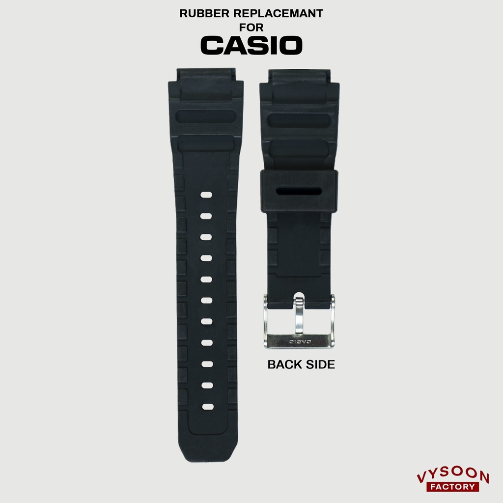 Tali Karet Rubber Strap Original Casio MWA MWD 100H MWA100H MWD100H