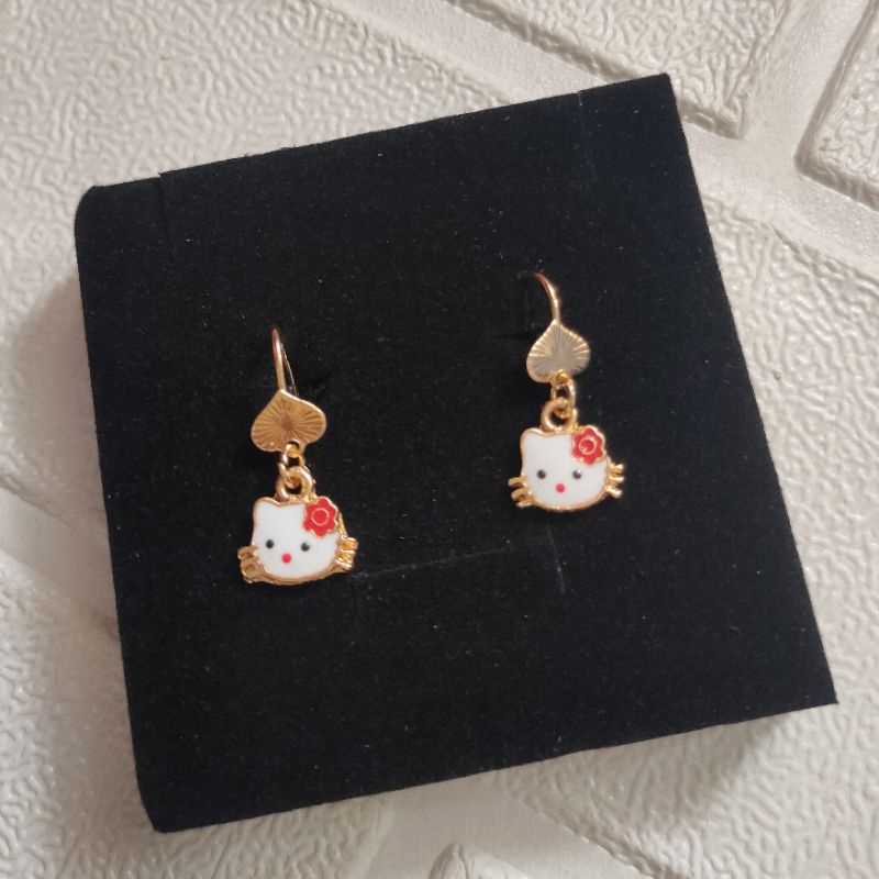 ANTING ANAK HELLO KITTY/MICKEY MOUSE XUPING LAPIS EMAS