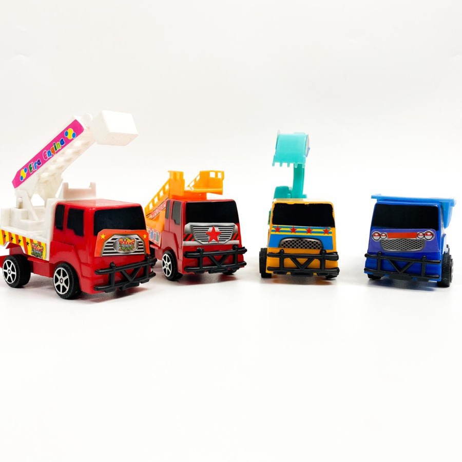 Mainan Mobil-mobilan Anak - Mobil Dorong Fire Truck Construction Toy