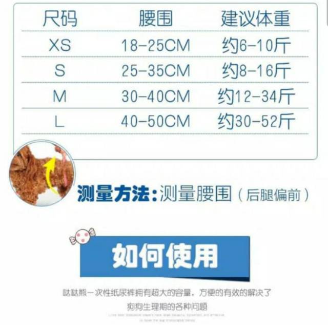 Diaper Anjing Kucing &quot;POLKADOT&quot; size XXS-XL ECERAN