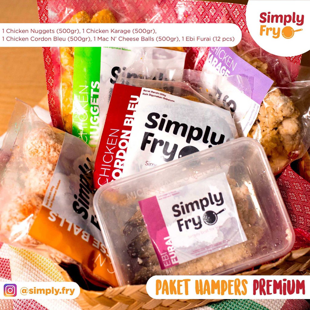 

Paket Spesial Hampers Frozen Food PREMIUM 1 by Simply Fry