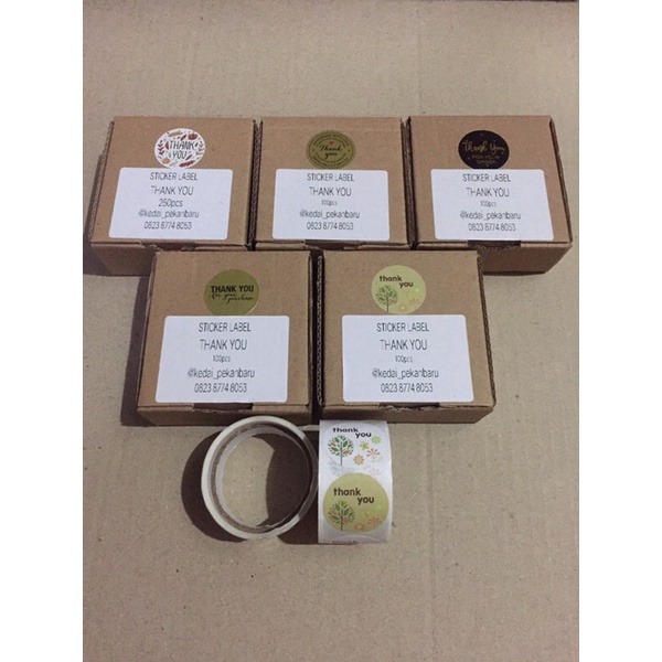 

[100PCS] STIKER LABEL THANK YOU / STIKER THANK YOU ROLL / STIKER LABEL