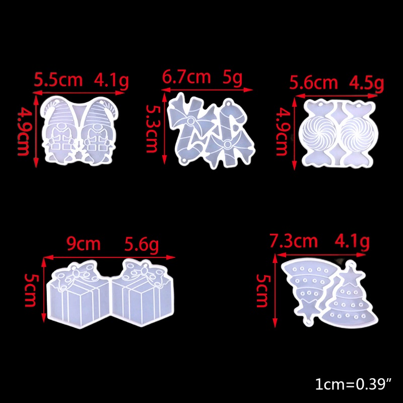 Siy Cetakan Resin Epoksi Diy Bahan Silikon Untuk Liontin Anting