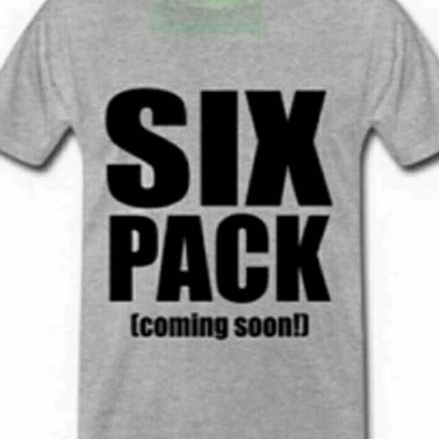 tshirt kaos SIXPACK COMING SOON