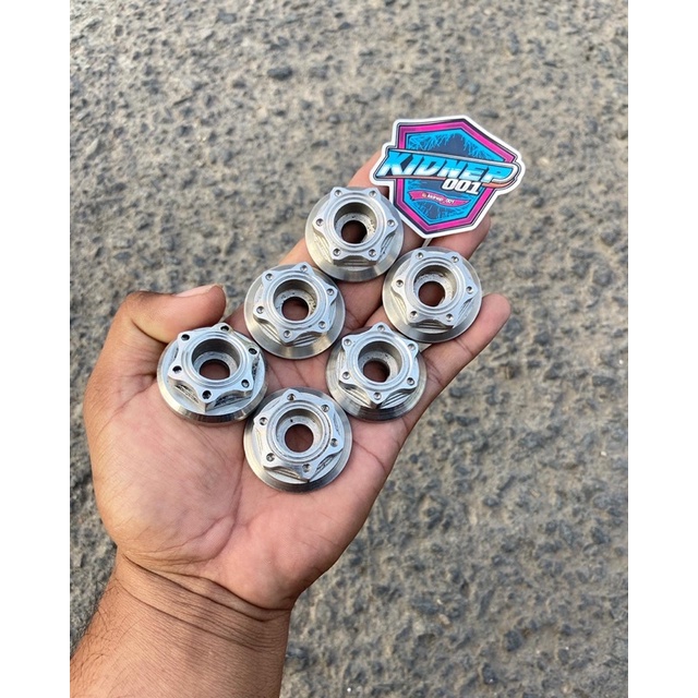 Ring T atas stainless Ninja RR manisan T atas segitiga stenlis