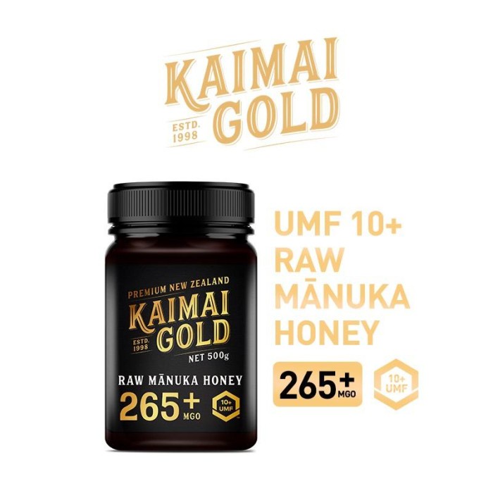 

Ready Kaimai gold Raw Manuka Honey UMF 10+ MGO 265+ 500gram Premium New Zealand